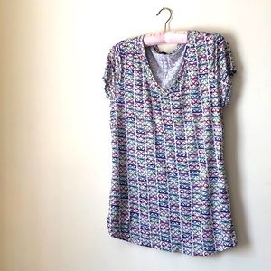 Glasses print t shirt